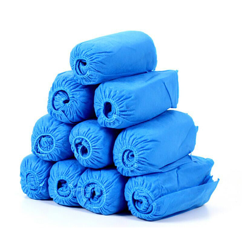 Disposable Blue Thick Household Non-woven Sanitary Shoe Cover