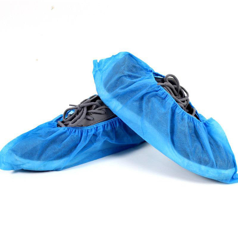 Disposable Blue Thick Household Non-woven Sanitary Shoe Cover