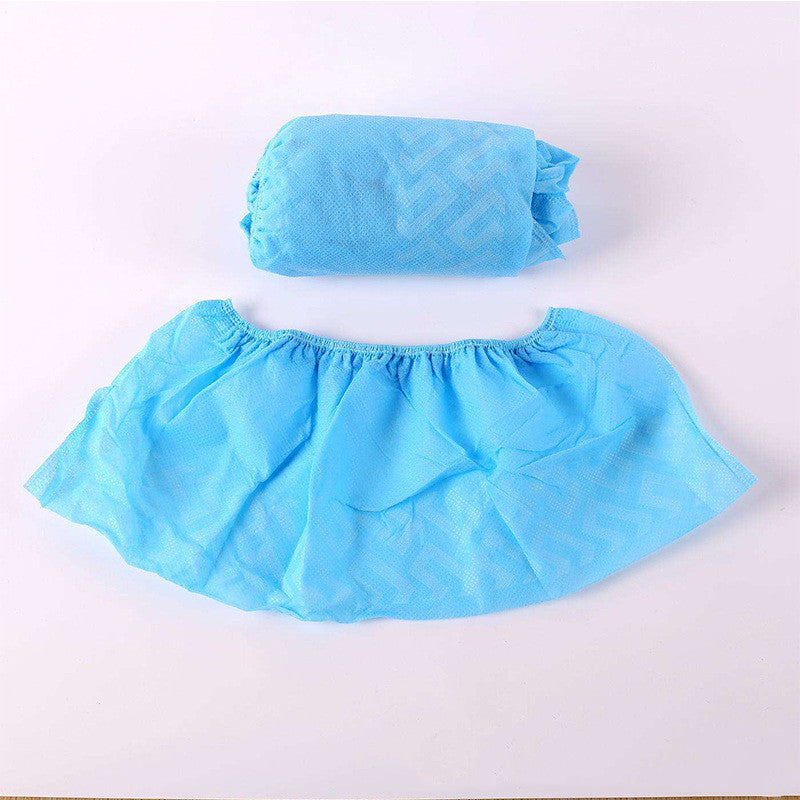Disposable Blue Thick Household Non-woven Sanitary Shoe Cover